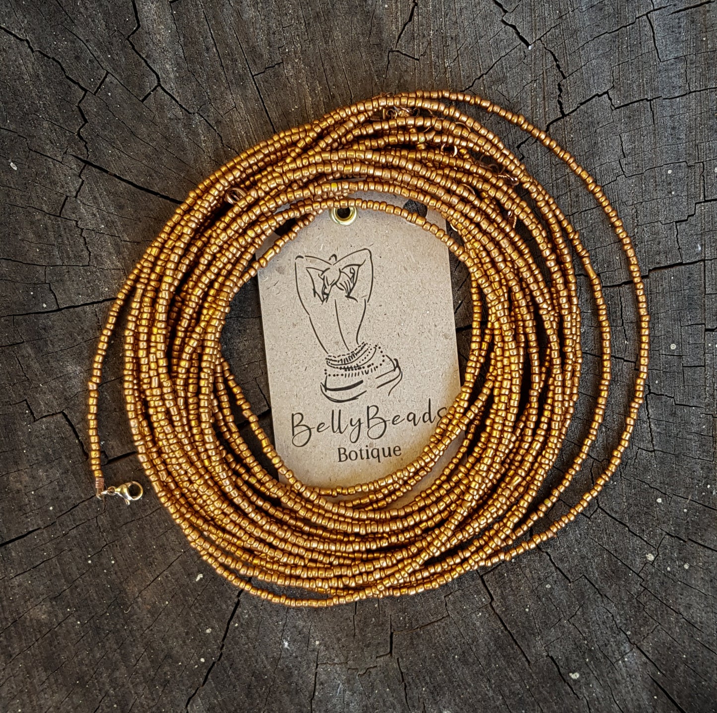 Copper-Plated Waist Beads